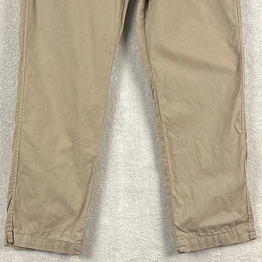 Levis XX Chino Pants Mens 31x30 (32x28) Beige Authentic Relaxed Workwear Classic